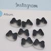 58 Styles of Cute Pink and Black & White Cat Cartoon Buttons for Children's Sweaters and Cardigans