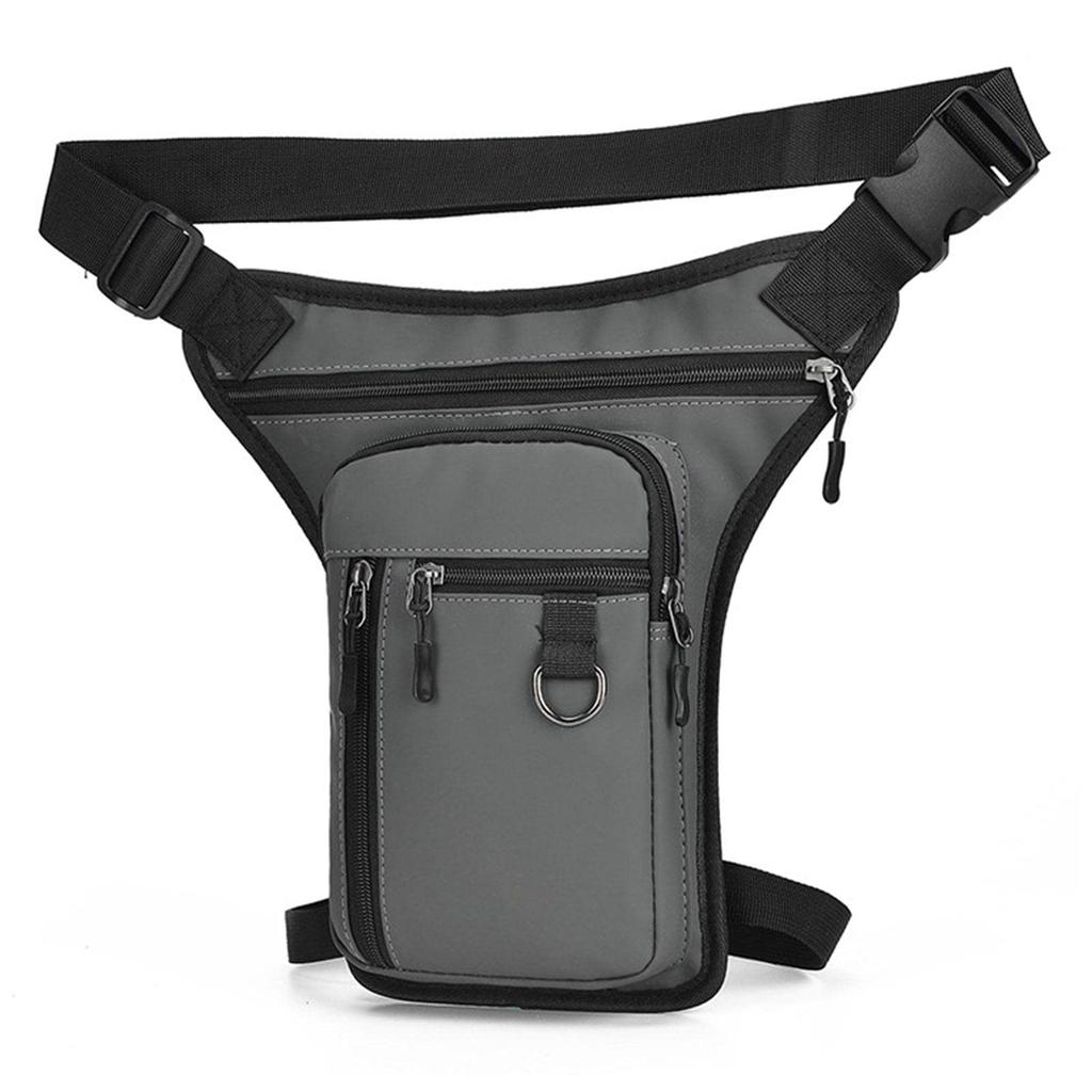 Motorcycle Leg Bag, Drop Leg Bag, Hiking Multi Pocket Waist Fanny Pack, Thigh Pouch,