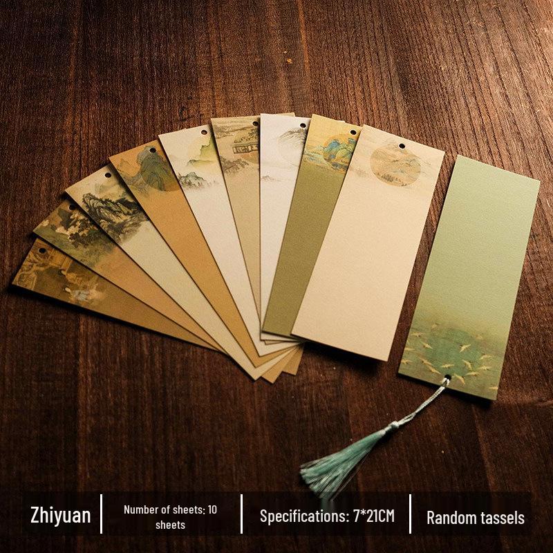 Handmade Chinese Xuan Paper Bookmarks for Painting and Calligraphy