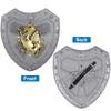 Shield Toy Medieval Costume Accessory Boys Costumes Kids Costume Viking Shield Prop Plastic Shield for Kids Role-playing Prop