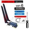 AX1800 WiFi 6 Dual-Band PCIe Desktop Wireless Network Card with Bluetooth 5.2