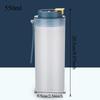 350/550ML Portable Tumbler With Lid & Rope Transparent Plastic Water Cup For Student Kids Heat-Resistant Leak-proof Water Bottle