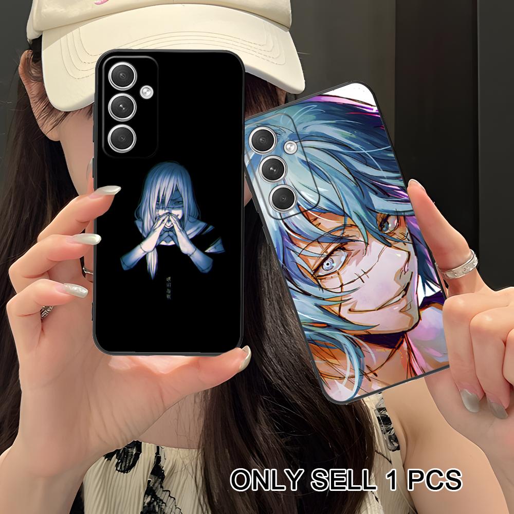 JJK Mahito Phone Case for Samsung Galaxy S26 S25 S24 S23 S22 S21 S20 Note20 Plus FE Ultra Soft TPU Shockproof Cover