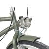 NOTRE Cannonball Light with On/Off Switch, Retro Design, Energy-Saving, High-Brightness LED, Two Mounting Brackets, Battery-Operated (Steel Silver)