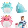 Krone Axolotl Kuscheltier Spielzeug Weiche Plüschpuppe Kissen Für Kinder Sicher Bequem
