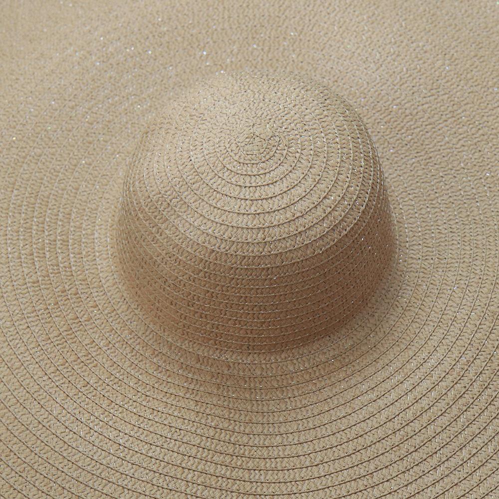 Women's European and American style sunshade hat, beach photo hat, wide-brim hat, foldable straw hat, sun hat CM