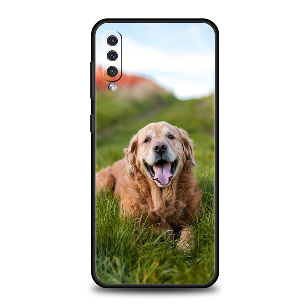 Golden Retriever Friend dog Phone Case For Samsung Galaxy A52s A12 A32 A50 A70 A20E A20S A10S A22 A30 A40 A53 5G A02S A04s Cover