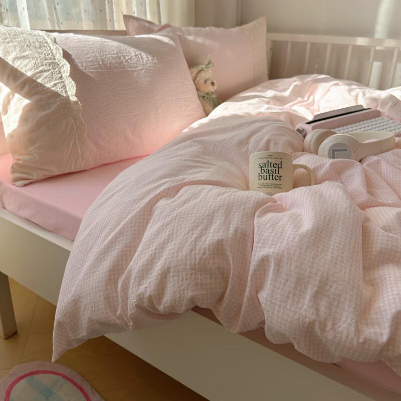 Lilang Lace Washed Bedding Set