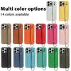 Premium Genuine Leather Case For iPhone 16 Pro Max Phone Cases 15Pro 14 13 12 11 Wristband Strap Bracket Back Card Holder Cover