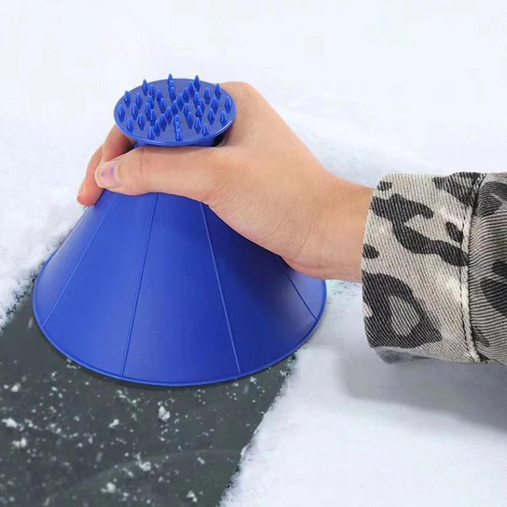 Car Ice Scraper Windshield Ice Breaker Quick Clean Glass Brushes Snow Remover Tool Auto Window Winter Snow Brushes Shovel