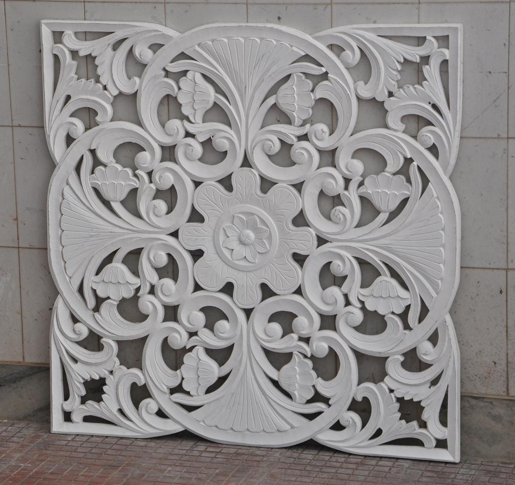 MDF Wood Wall Art Panel | Hand Carved Decorative Wall Hanging