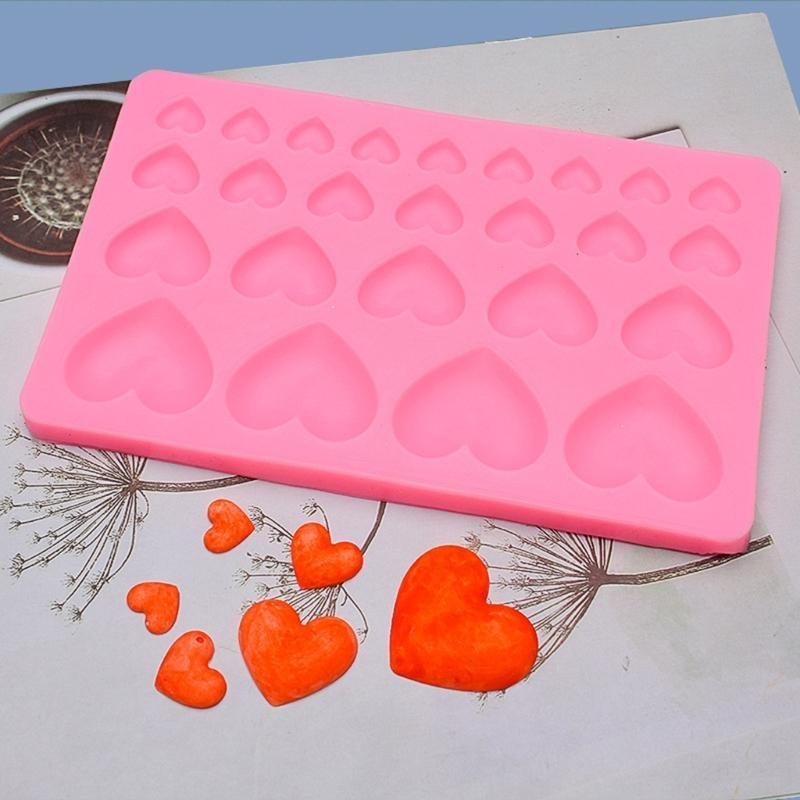 3D Love Heart Shaped Baking Mold Silicone Cake Decorating Tools Fondant Mould China Mainland