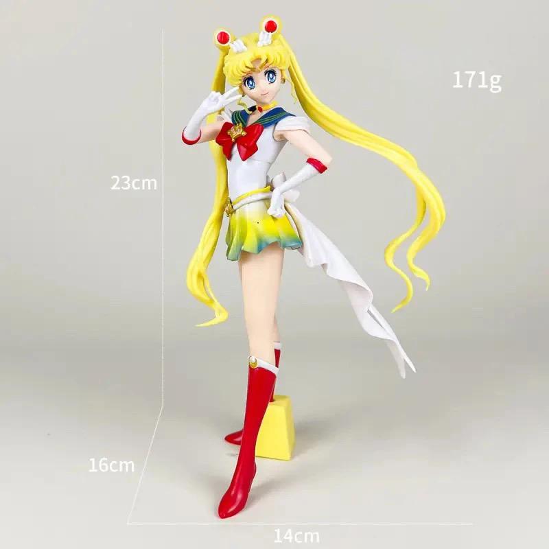 Sailor Moon Character Figurine Set - Anime Collectible for Desk & PC Case Decoration