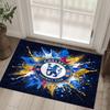 Tappeto in Velluto di Cristallo Design Chelsea FC Accogliente Non?Tappeto Stampato Antiscivolo per Camera da Letto Soggiorno Ingresso