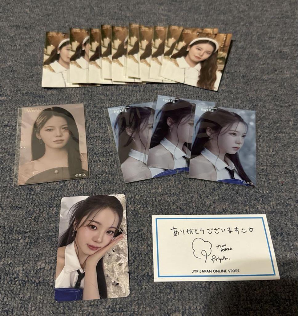 [USED] NiziU lottery participation prize Ayaka