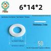Thickened Nylon Plastic Flat Washer: Hard Plastic Gasket M2-M16