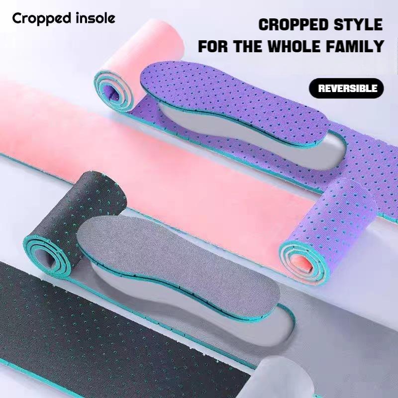 1Roll DIY Self-Cut Insoles Kids Adults Breathable Comfort Non Slip Shoe Pads Soft Plantar Fasciitis Memory Foam Shoes Insole