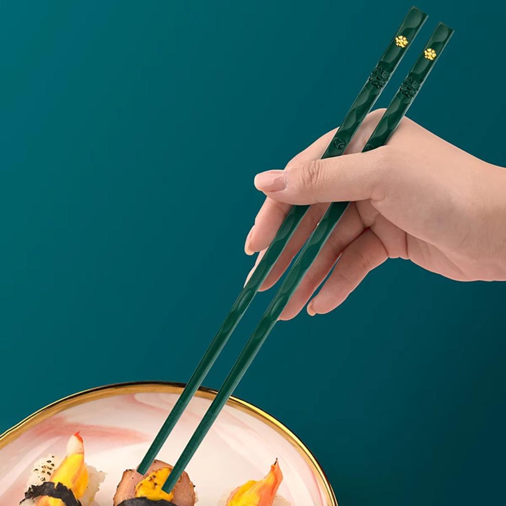 5 Pairs Reusable Chinese Chopsticks Set Plastic Dining Chopsticks Sushi Chopsticks  Restaurant