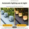 Three-purpose Solar Outdoor Ice Brick Lamp Solar-powered Garden Stake Light-Energy-Efficient,Waterproof Outdoor Lawn Lamp