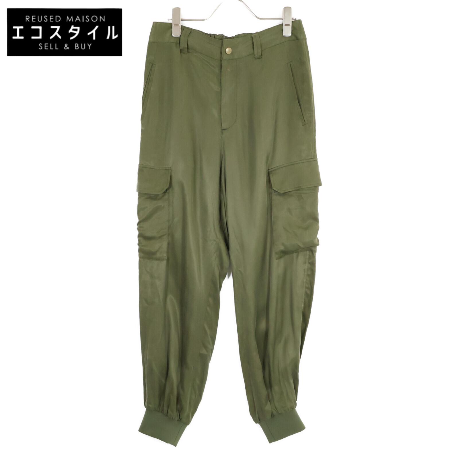 

Deuxieme Classe 22-030-560-3005 Fibril satin cargo pants Bottoms 36 khakiUsed