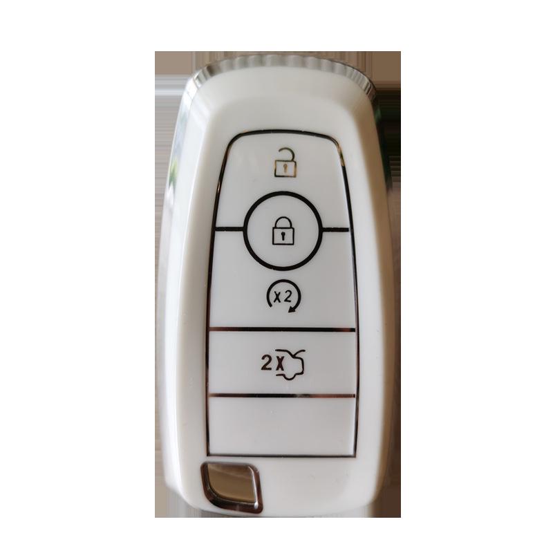 Ford Key Case for Mondeo, Focus, Mustang, Explorer, Raptor, Edge, Escort with Shell Bag and Buckle