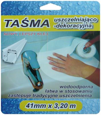 FINISHING TAPE 3.2M 41MM WHITE - SIL TAS 41