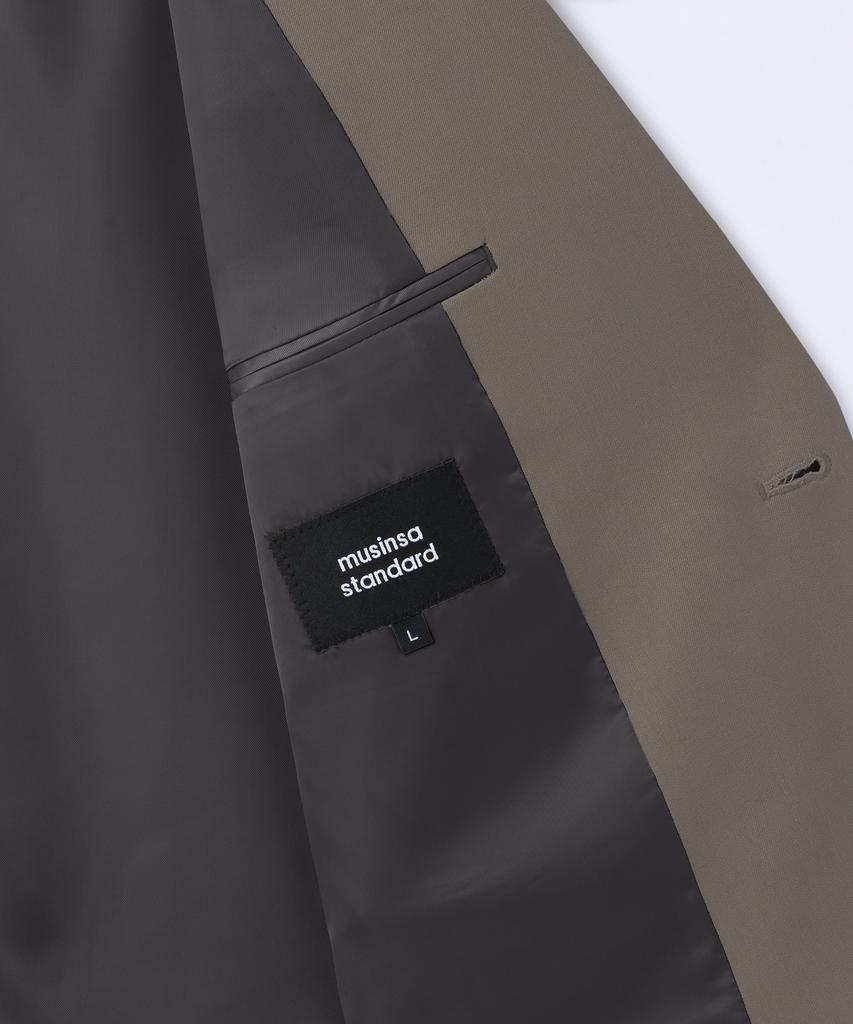 Musinsa Standard Relaxed Basic Blazer [Dusty Beige]