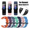 Honor Band 5 4 Watch Band Silikon Bilek Kayışı için Klasik Bilezik Değiştirme