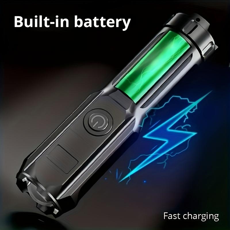 Ultraviolet Portable Torch Zoomable UV395NM Light 3 Lighting Modes Camping Flashlight For Pet Stacks Fluorescent Detection Tools