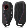 For BMW Ix I4 X7 Xm X7 X6 X5 X1 IX1 X4M 3 Button Silicone Remote Key Fob Keychain Ring Shell Case Cover Shell Holder
