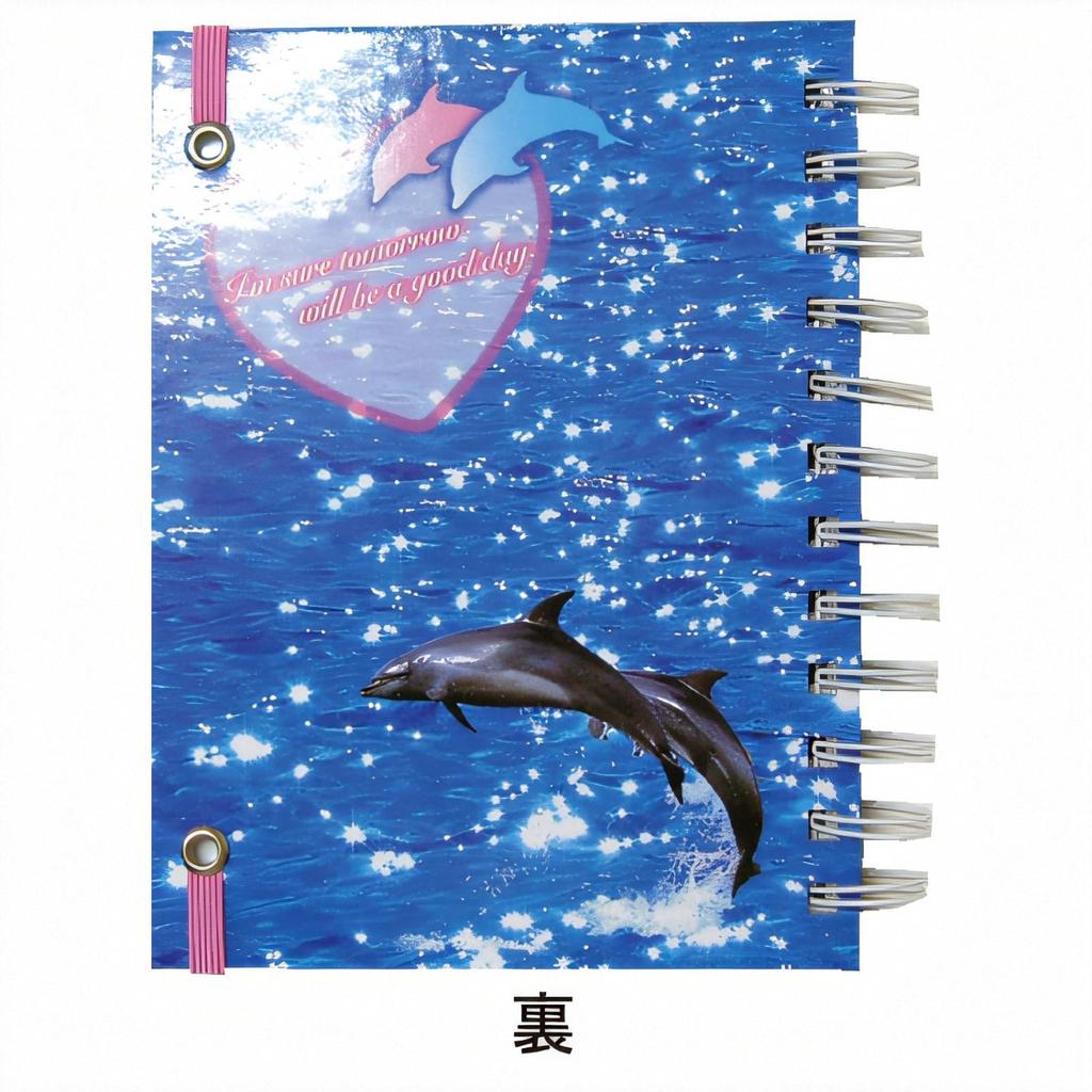 Castle Enterprise S Дельфін Кільцевий Зошит 100 5 6 Зошитів у Пачці (Червоний), Сторінки, Кишені, (Оптова закупівля) [Японський сувенір/Фестиваль/Подія/Дитячий