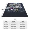 Comfort Murder Drones Blanket Stuff Bed Decorative Cool Uzi Doorman Throws And Blanket Ultra-Soft Coral Fleece Plush for Bedroom