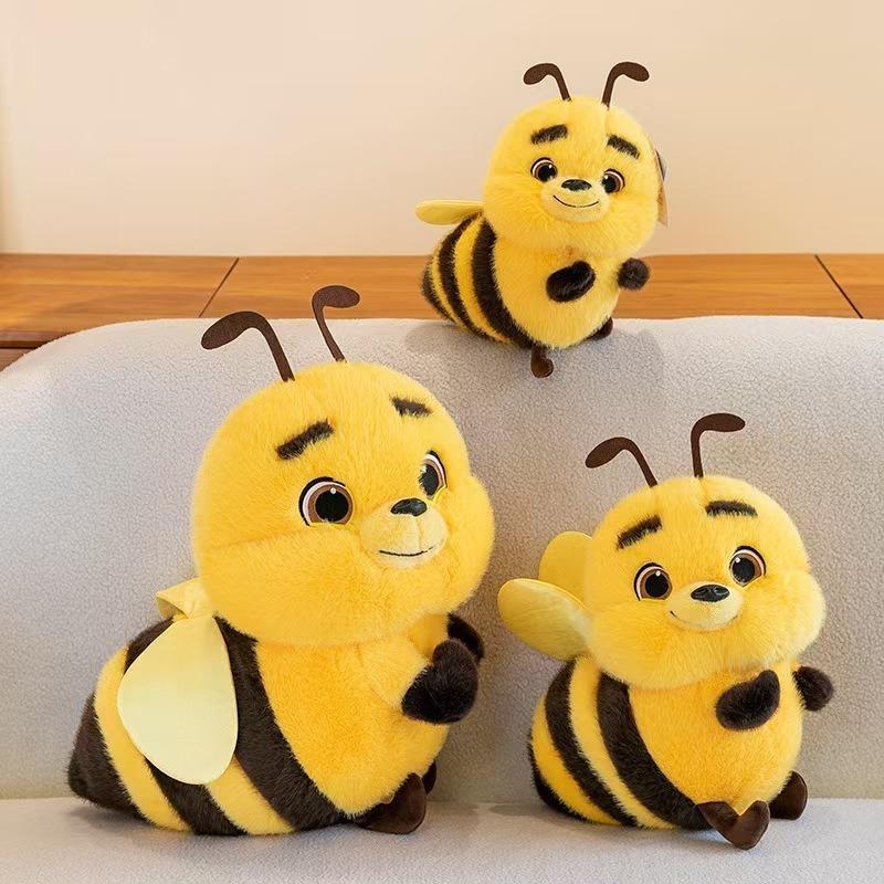 New Cute Big-eyed Bee Plush Toy Children's Bee Doll Birthday