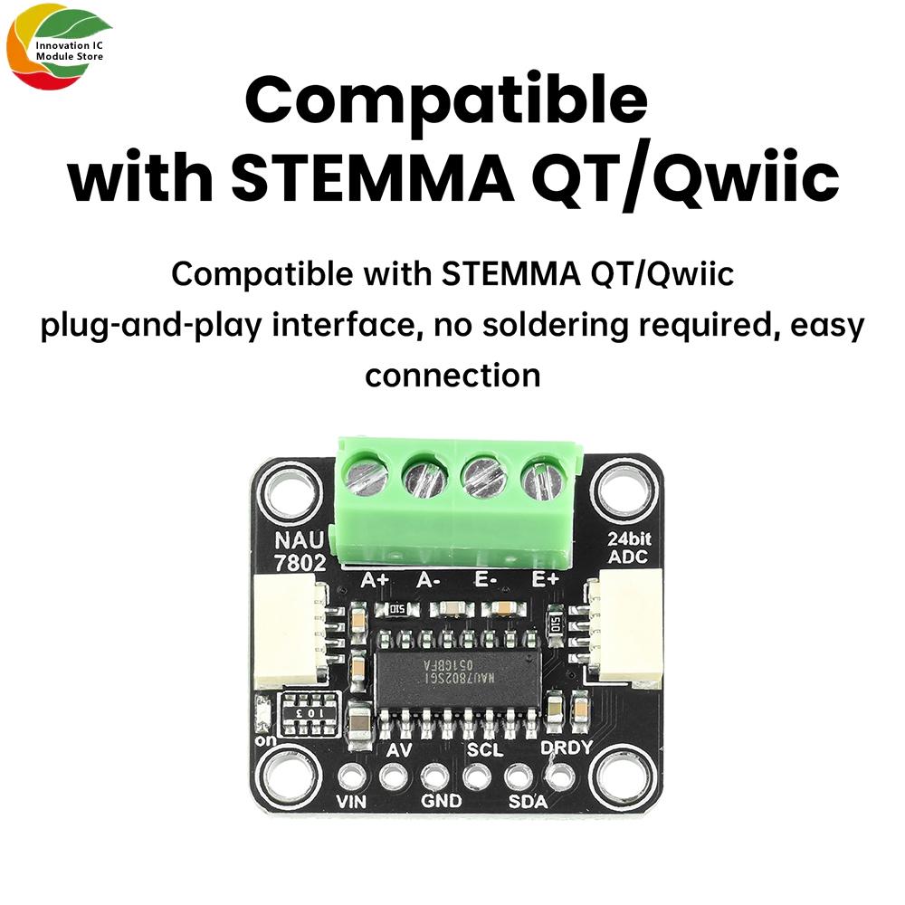 NAU7802 High-Precision Adc Module 24 Bit Adc Data Conversion Pressure Module Compatible With STEMMA QT/Qwiic