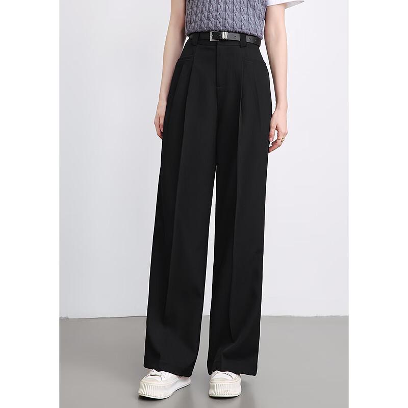 Betu Women's High-Waist Loose Wide-Leg Trousers