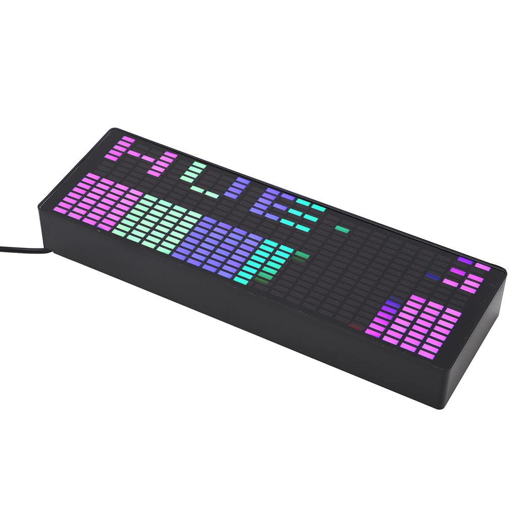 Musikspektrum-Anzeige 384 RGB-LEDs 20 Dynamische Effekte 7 Farbeffekte Musikspektrumanalysator