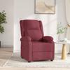 VidaXL Electric Recliner Bordeaux Red Fabric 3098356