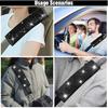 2PCS Bling Car Seat Belt Shoulder Pads, Bling Rhinestones Seat Belt Covers For Women, Car Seatbelt Strap Pad With Crystal Diamond, Car Interior
