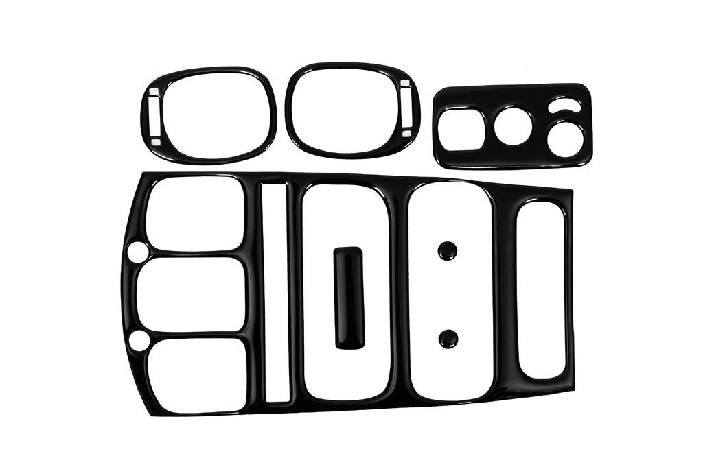 

Накладки на панель (Meric) Черный для Chrysler Voyager 2001-2007 гг