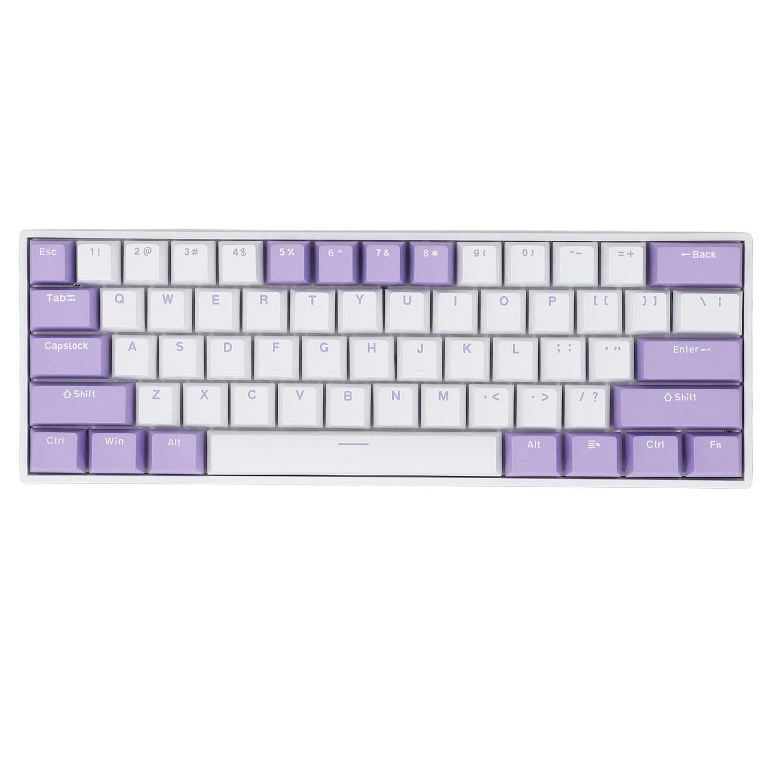 

60% 61 клавиша механическая клавиатура беспроводная 2.4G Bluetooth 3.0 5.0 Type C проводная RGB подсветка игровая