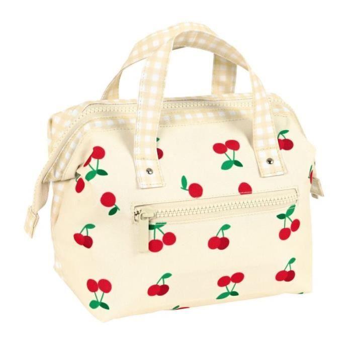 Trousse de Toilette - Safta - Cherry Beige - Polyester 300D - 26.5 x 17.5 x 12.5 cm - Zippée