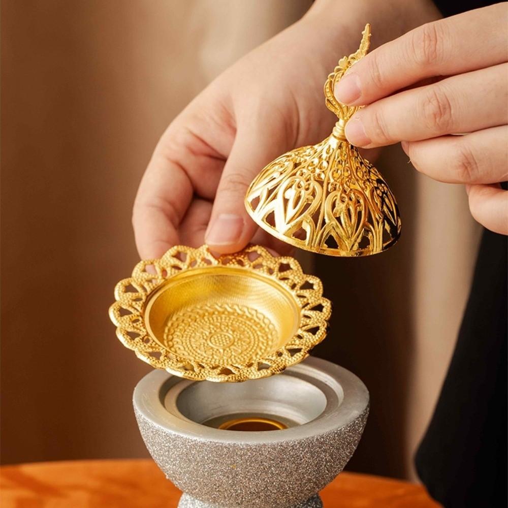 Luxus Weihrauch Diffusor Harz Aromatherapie Brenner Glitzer Basis Räuchergefäß Wohnzimmer