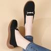 Women Black Moccasins Driving Shoes Flats Casual Nurse Loafers Khaki Minimalist Maternity Shoes Large Size