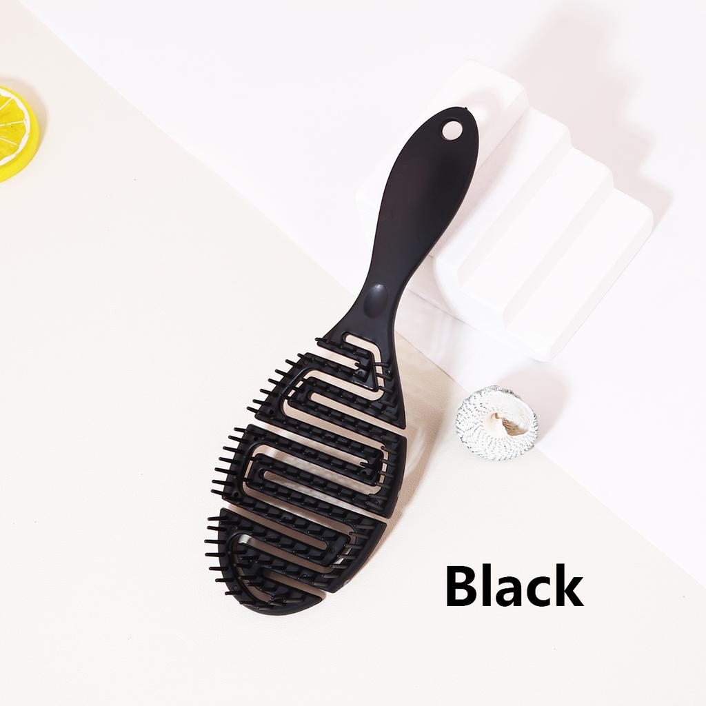 Scalp Massage Hair Brush Hollow Anti Static Wet Hair Drying Hair Dryer Hair Brush Styling Tool Special for Real Hair Wigs