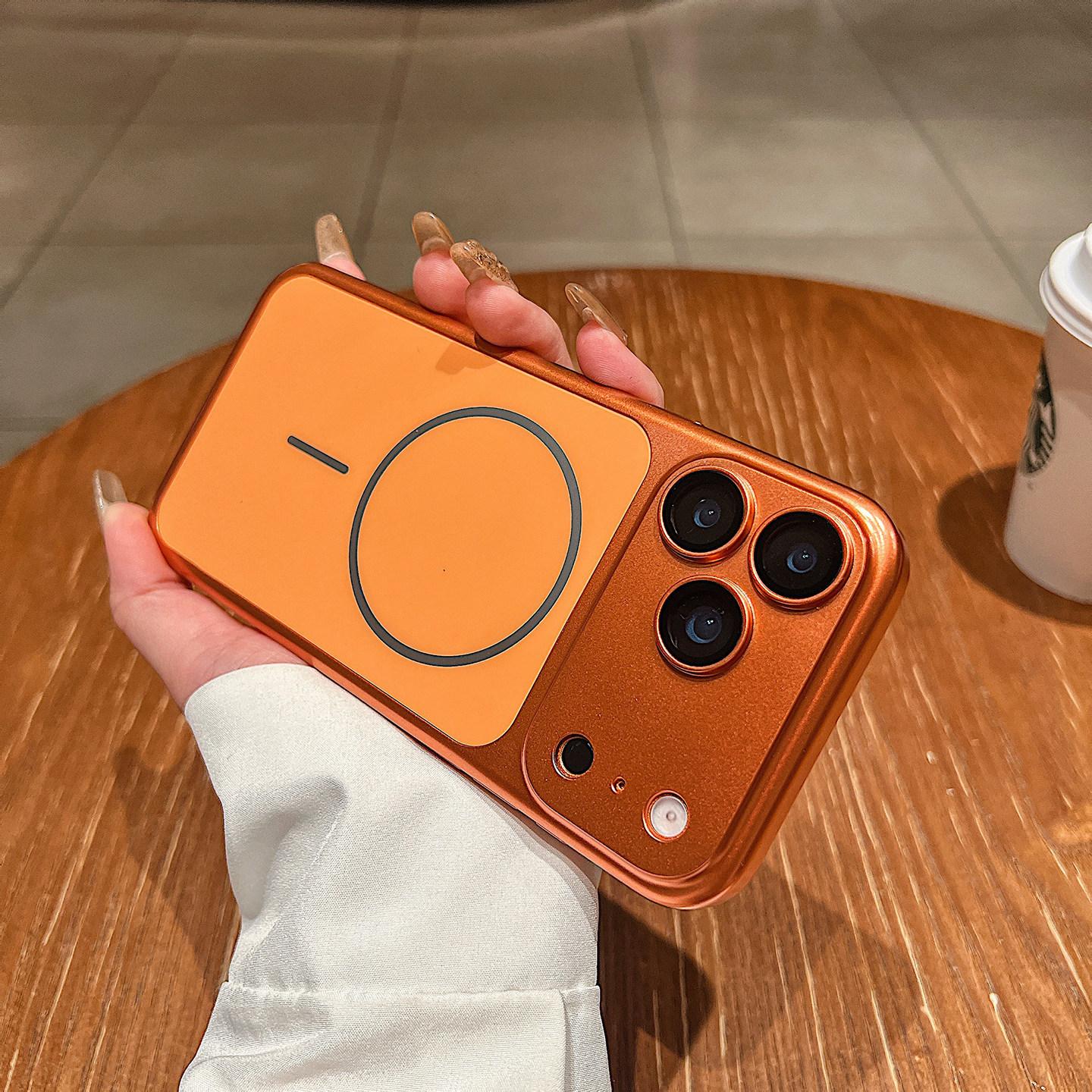 iPhone17PROMAX matte electroplating original machine becomes 17 large windows in seconds, mobile phone case is suitable for Apple 16 lens film iPhone 17