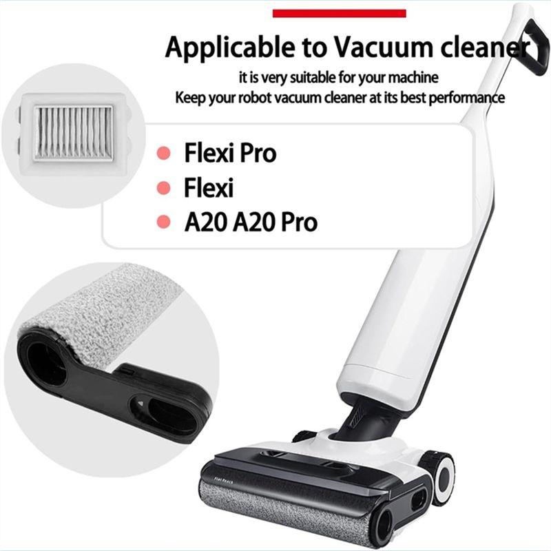 AEE4-For Roborock Flexi/Flexi Pro Handheld Wireless Vacuum Cleaner Robot,Accessories Kit Main Roller Brush HEPA Filter