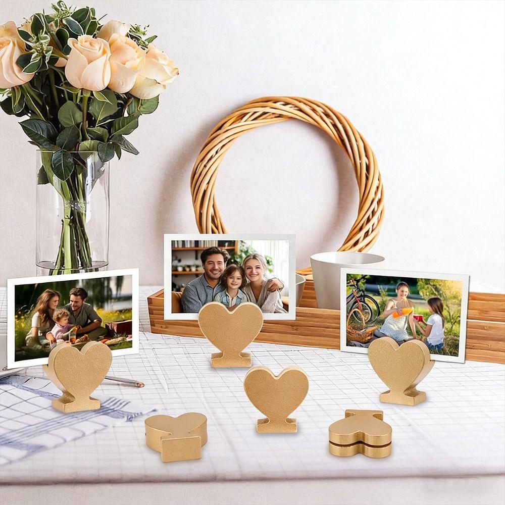 12pcs Vintage Star Card Holder Elegant Star Table Decor Premium Name Card Stand Wedding Reception