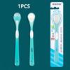 1Pcs Double Sided Tongue Coating Cleaner Antibacterial Tongue Scraper Adult Scraper Dual-Purpose For Removing Bad Breath