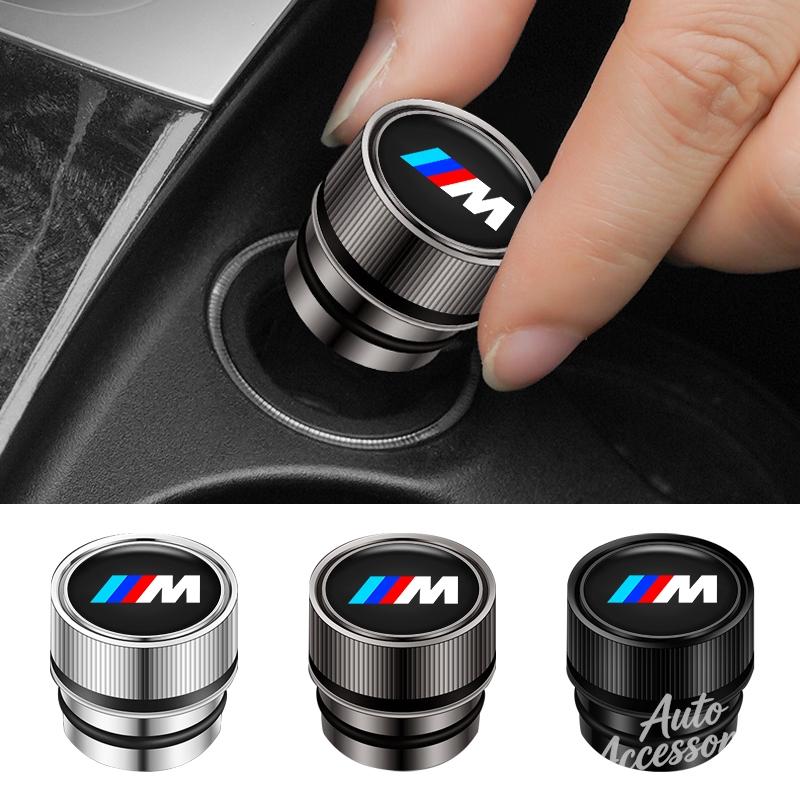 For BMW M X1 X3 Car Cigarette Lighter Cover Dust-Proof Cap Decorate Metal Accessories For BMW M Power M1 M2 M3 M5 X1 X3 X5 X6 X7 E46 E39 E36 E60 HK1