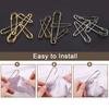 10 Large Safety Pins 2.9" Heavy Duty Blanket Pins Bulk Steel Spring Lock Pins Fasteners for Blankets Crafts Skirts Brooch Making